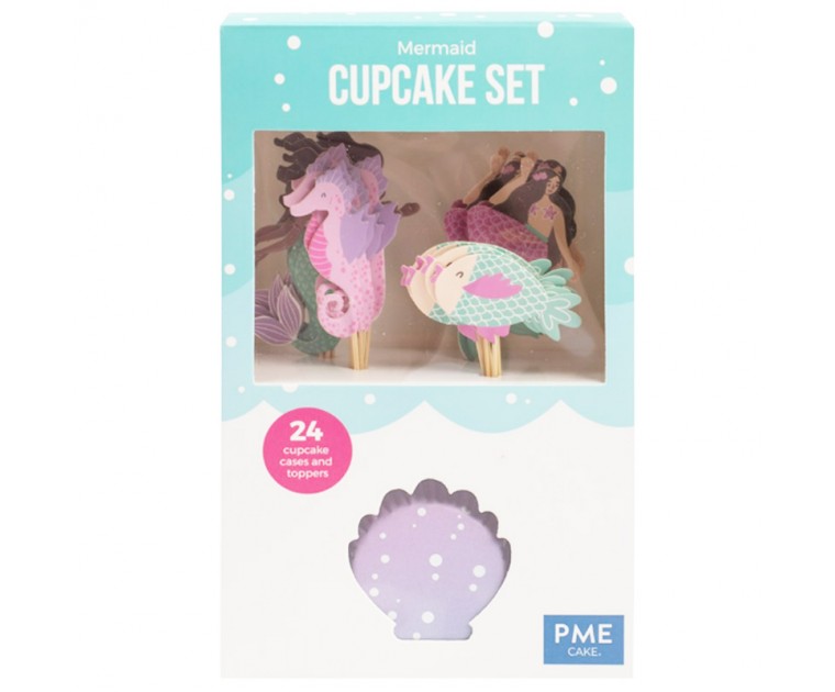 Kit Cup Cakes Sereias