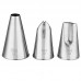 Pack 3 Bicos de Decoração Grandes p/ Cup Cakes e Bolos