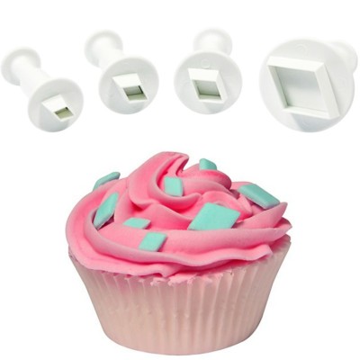 Set 4 Mini Cortadores ejetores Diamante PME