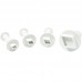 Set 4 Mini Cortadores ejetores Diamante PME