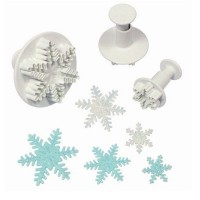 Set de 3 Cortadores Floco de Neve PME