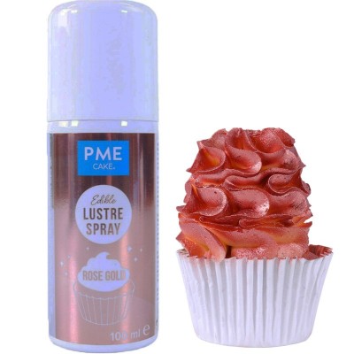 Spray Comestível Rose Gold PME