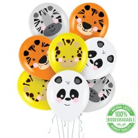 8 Balões Animais Selvagens