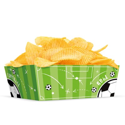 Conj. 3 Caixas Aperitivos e Doces Futebol 