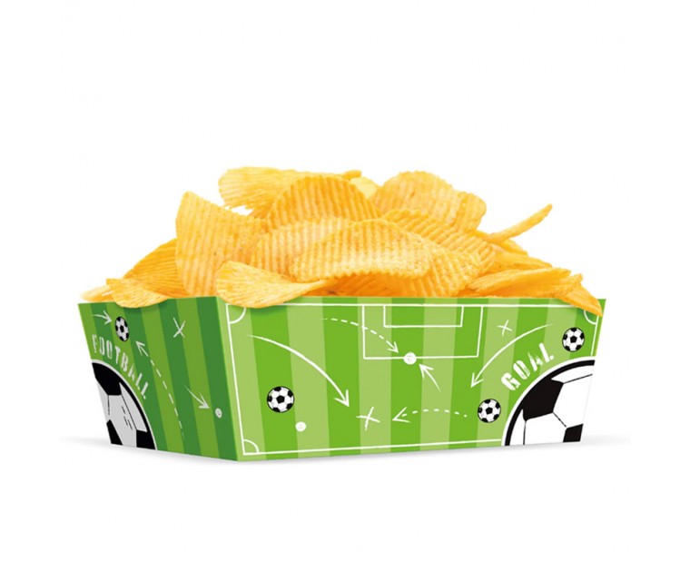 Conj. 3 Caixas Aperitivos e Doces Futebol 