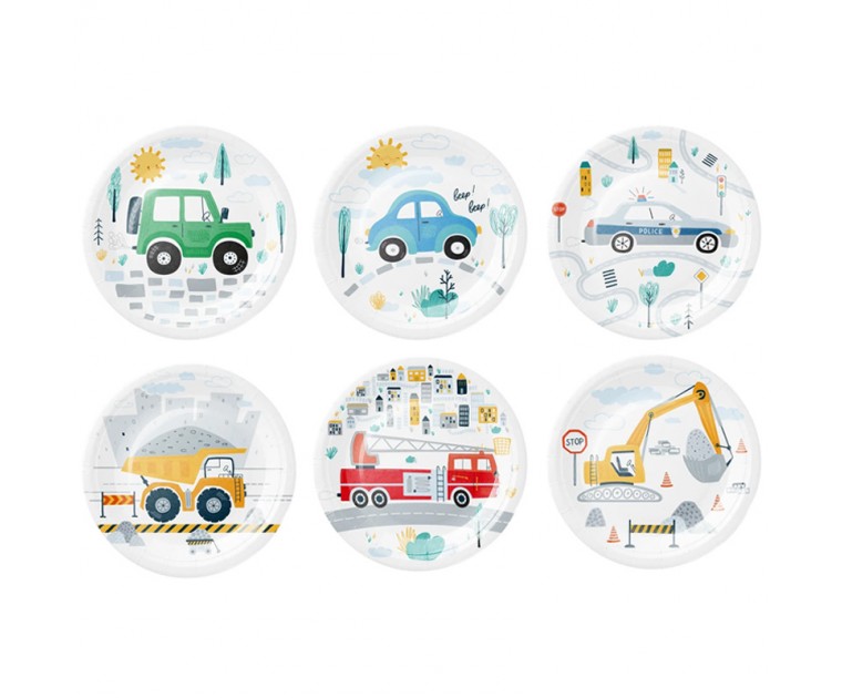 Pratos Carros e Meios de Transportes