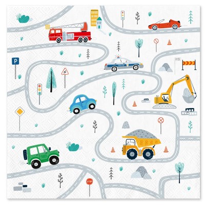 Guardanapos Carros e Meios de Transportes