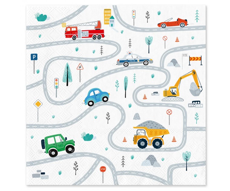 Guardanapos Carros e Meios de Transportes