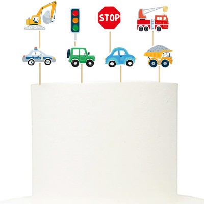 Conj. 8 Picks Carros e Meios de Transportes