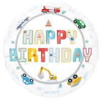 Balão Happy Birthday Carros