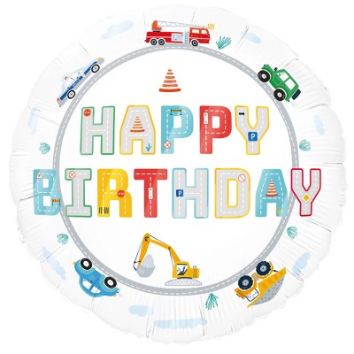 Balão Happy Birthday Carros Balão Happy Birthday Carros