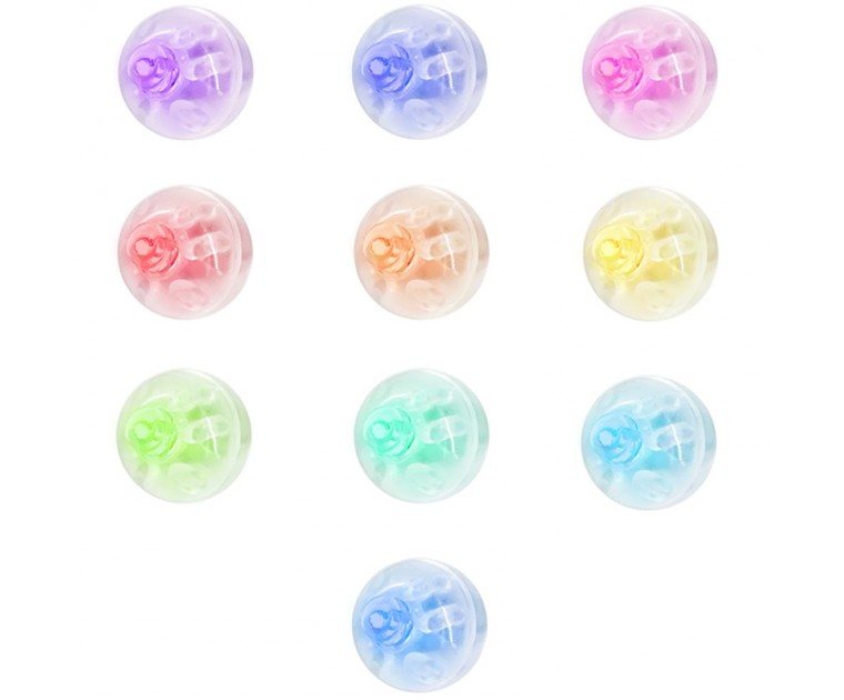 Luzes LED balões cores sortidas
