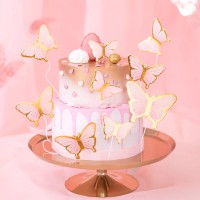 10 Topos Bolo Borboletas Rosa 10 Topos Bolo Borboletas Rosa
