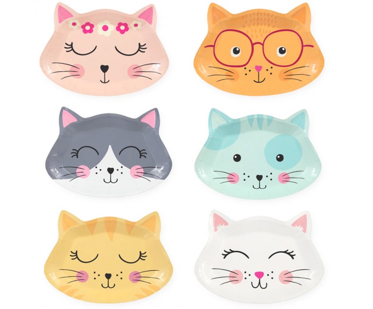6 Pratos Gatinhos