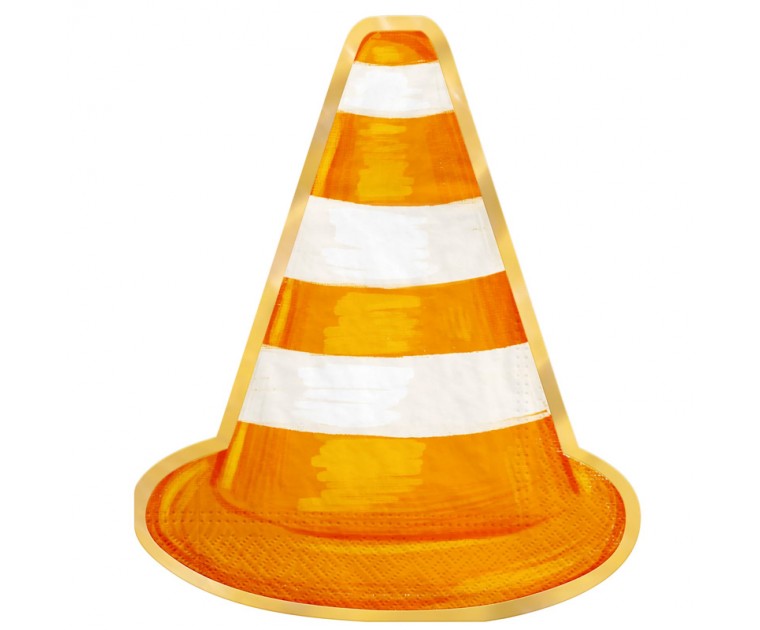 Guardanapos cone Estrada 10 unidades.