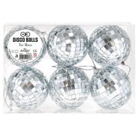 Conj. 6 Bolas Espelho 7 cms