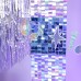 Silver Disco Garland 110cm