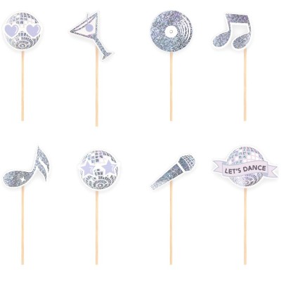 Pack 8 Picks Disco Prata Pack 8 Picks Disco Prata