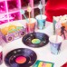 6 Pratos Retro Disco