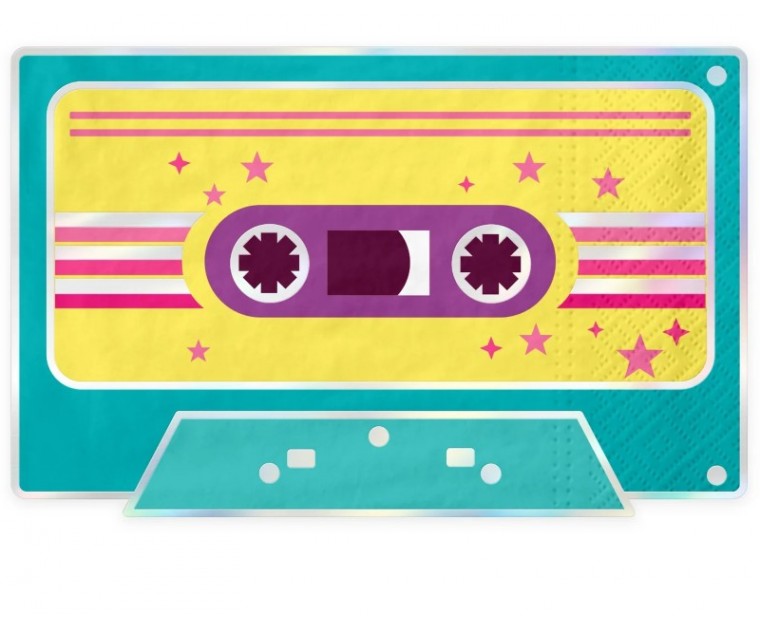 10 Guardanapos Retro Disco