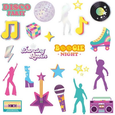 Tatuagens Temporárias Retro Disco
