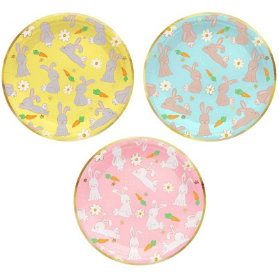 6 Pratos Coelhinhos Primavera