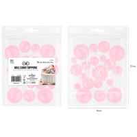 Topo Esferas Rosa Claro