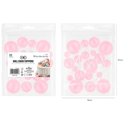 Topo Esferas Rosa Claro