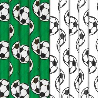 Conj. 10 Palhinhas de Futebol Conj. 10 Palhinhas de Futebol