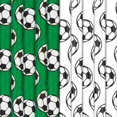 Conj. 10 Palhinhas de Futebol Conj. 10 Palhinhas de Futebol