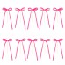 Conj. 10 Topos Lacinhos Magenta