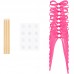 Conj. 10 Topos Lacinhos Magenta