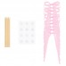 Conj. 10 Topos Lacinhos Rosa