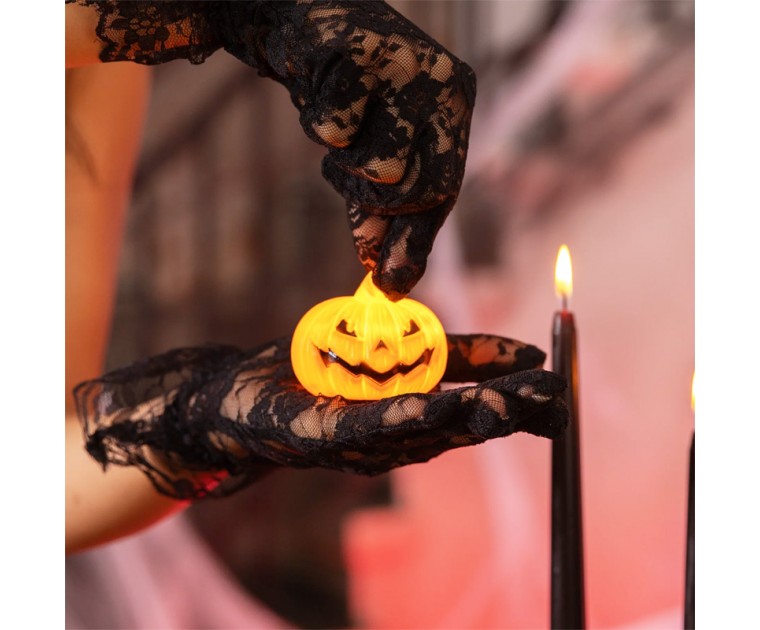 Luz Led Abóbora de Halloween