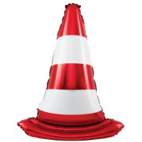 Balão Foil de pé cone trânsito