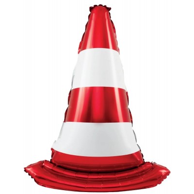 Balão Foil de pé cone trânsito
