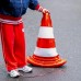 Balão Foil de pé cone trânsito
