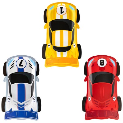 6 Pratos Carros Corrida