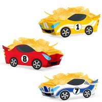 3 Caixas Aperitivos Carros Corrida
