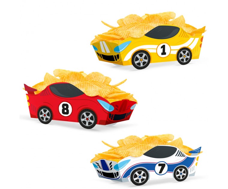 3 Caixas Aperitivos Carros Corrida