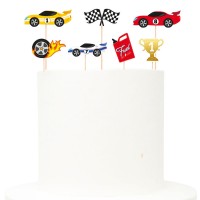 Conj. 7 Picks Carro Corrida