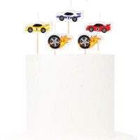 Conj. 5  Velas Carro Corrida