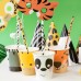 4 Copos Animais Selvagens