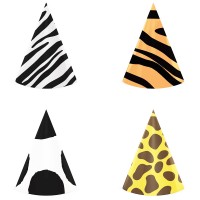 4 Chapéus Animais Selva