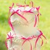 Conj. 10 Topos Lacinhos Magenta