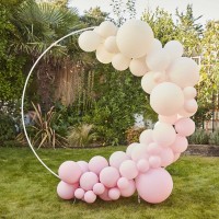 Arco de Casamento/Cerimónias Redondo Branco