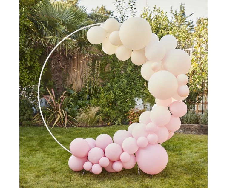 Arco de Casamento/Cerimónias Redondo Branco