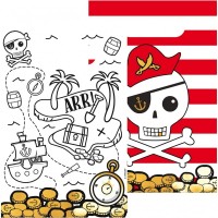 8 Sacos Piratas Mapa Tesouro