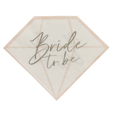 Guardanapos Diamante Bride To Be