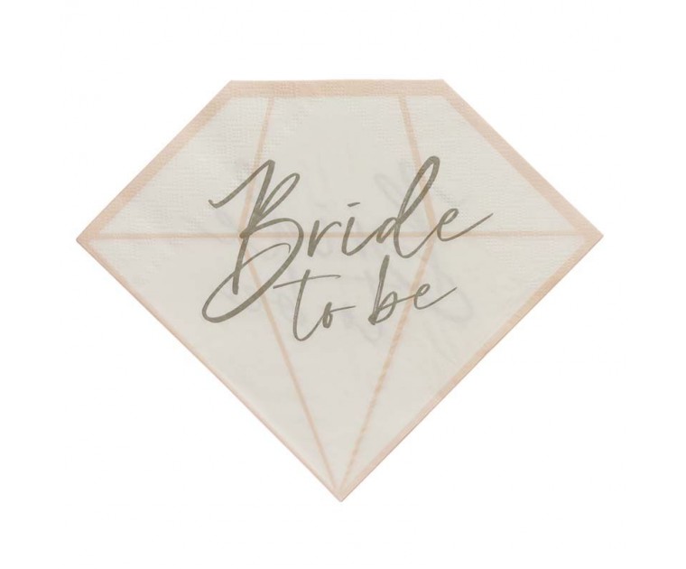 Guardanapos Diamante Bride To Be